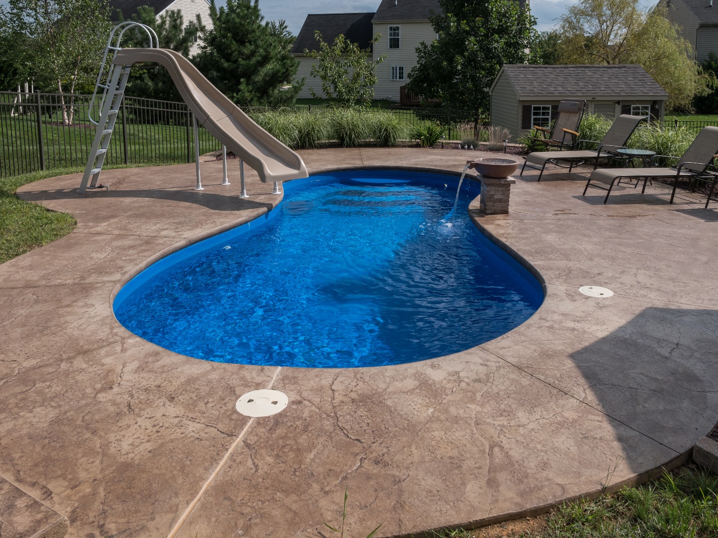 Image of Stamped Concrete around Pool